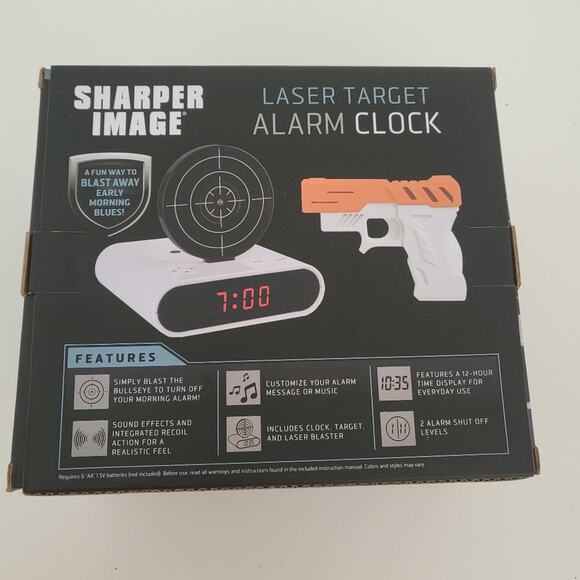 New Sharper Image laser target alarm clock - Picture 2 of 3